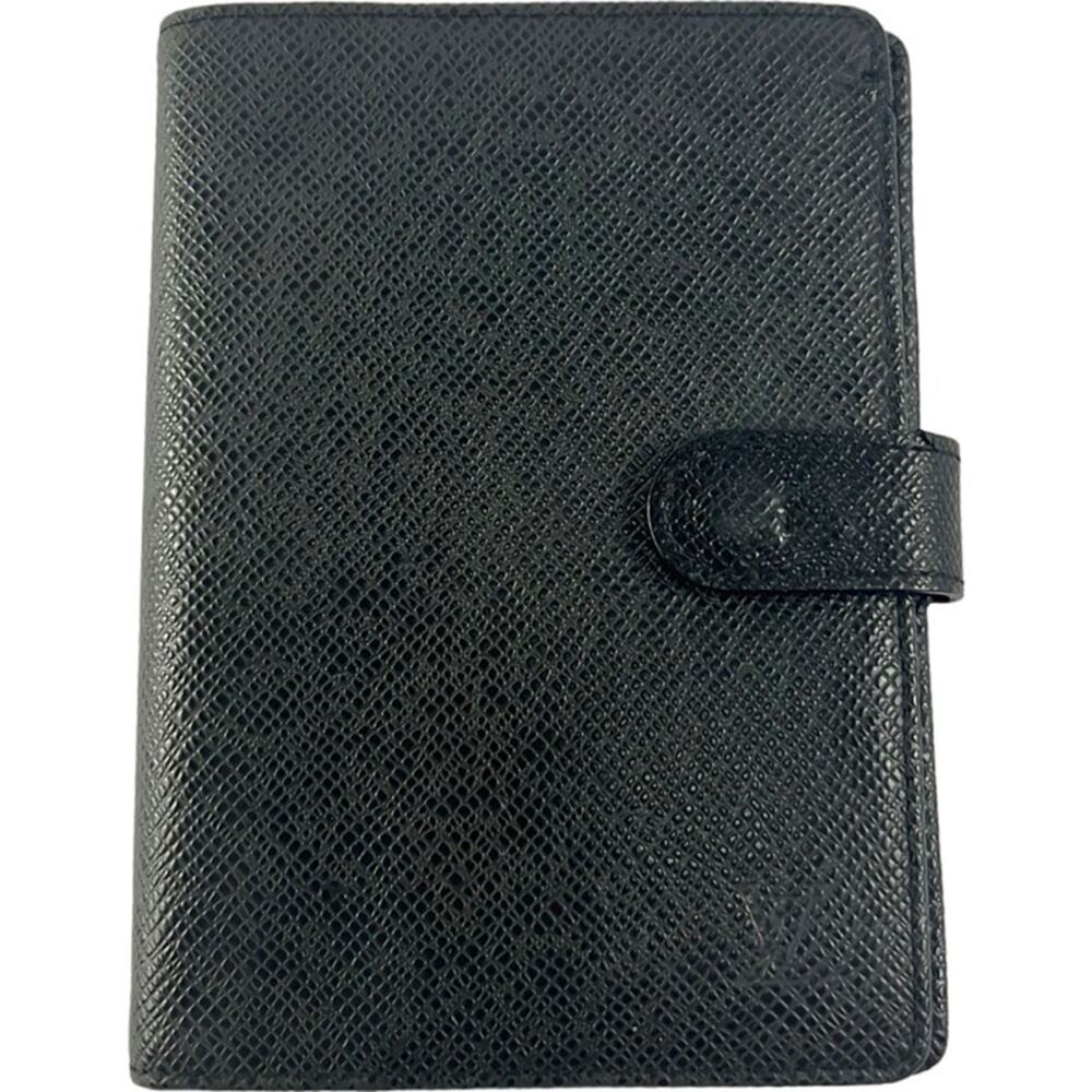 LOUIS‎ VUITTON Vintage Taïga Small Ring Diary/ Agenda Cover
